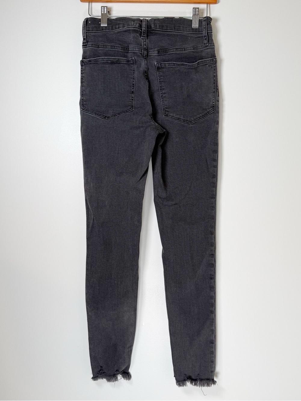 Madewell Gray Button-Fly Mid-Rise Skinny Jeans - Picture 3 of 3